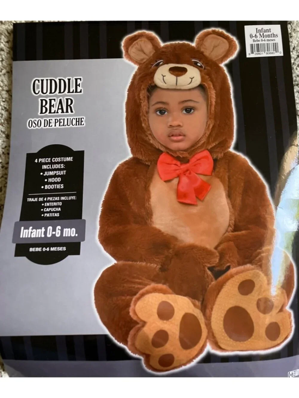 Cuddle Bear Brown Teddy Animal Baby Fancy Dress Halloween Infant Child Costume